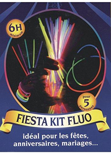 P 'Tit Payaso 10704 Fiesta Kit Luminoso - 10 Pulseras - 5 - Gafas y 5 pajitas - , Multicolor