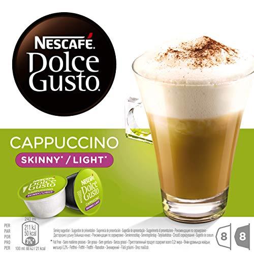 Nescaf? Dolce Gusto Skinny Cappuccino 16 Capsules, 8 servings (Pack of 3, Total 48 Capsules, 24 Servings)