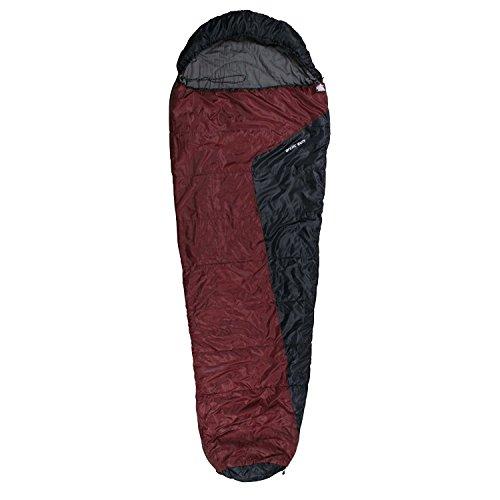 10T Outdoor Equipment Saco de Dormir de la Momia, 10T Mumien-Schlafsack Arctic Sun, Rot, 230x85/55cm, Rojo, Estándar