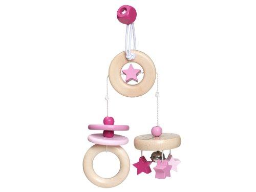 Selecta 21480 Bellybutton Flying Star de Color Rosa (Mini Mobile) Juguetes de Madera Spielzeug