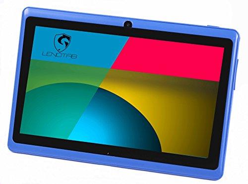 Trimeo - Tablet de 7'' (WiFi, Quad-Core, Android 4.4.2 KitKat actualizable a Android 5.0 Lollipop, HD 1024x600, 8 GB Memoria, Doble Cámara, Google Play, Protección de Silicona) - Color Azul