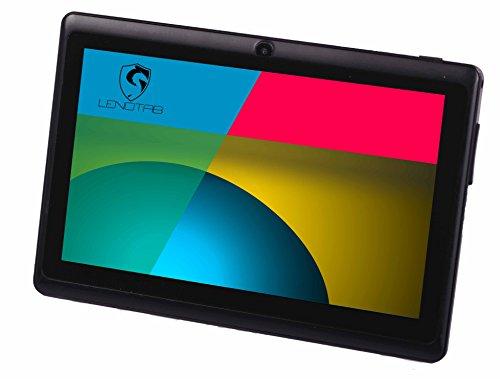 Trimeo - Tablet de 7'' (WiFi, Quad-Core, Android 4.4.2 KitKat actualizable a Android 5.0 Lollipop, HD 1024x600, 8 GB Memoria, Doble Cámara, Google Play, Protección de Silicona) - Color Negro