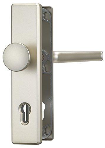 ABUS 008306 - Manilla para puerta principal (HLS214 F2 FSTRA WG), color plateado