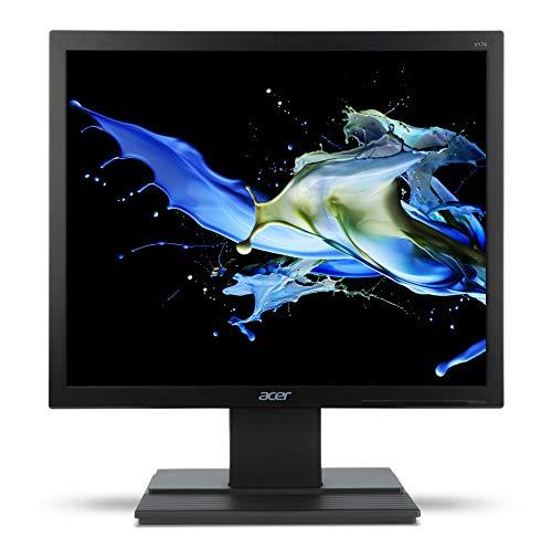 Acer Essential - Monitor de 17" (pantalla LED, 1280 x 1024 píxeles, 1 puerto VGA, 11 W), color negro