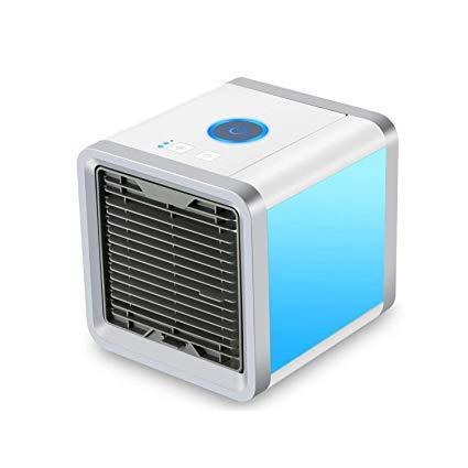 Miniacondicionador de aire portátil; humidificador y purificador del aire; con puerto de USB