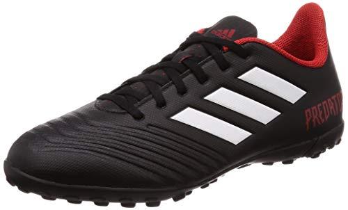 Adidas Predator Tango 18.4 TF, Botas de fútbol para Hombre, Negro (Negbás/Ftwbla/Rojo 001), 42 EU