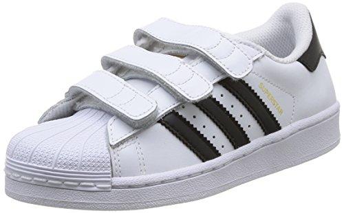 adidas Superstar Foundation CF C, Zapatillas Unisex Niños, Blanco (Footwear White/Core Black/Footwear White 0), 35 EU