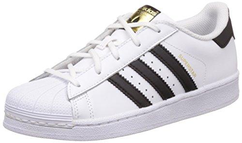 adidas Superstar, Zapatillas de Baloncesto Unisex Niños, Blanco (Footwear White/Core Black/Footwear White 0), 30 EU