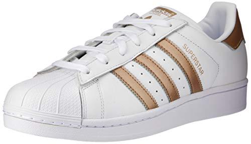 adidas Superstar, Zapatillas para Mujer, Blanco (Footwear White/Cyber Metallic/Footwear White 0), 38 EU