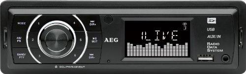 AEG AR 4027 MP3 Radio Coche (PLL Sintonizador / 4 x 80 W Memoria/SD/USB)