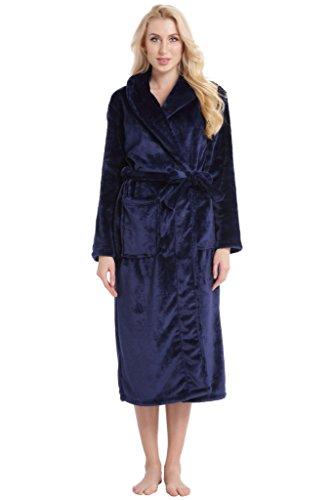 Aibrou Unisex Calientes Albornoz Invierno Batas Kimono Baño para Hombre y Mujer,Suave Comodo y Agradable