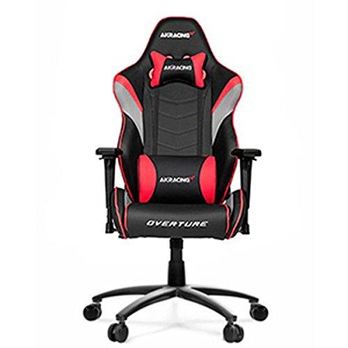 AKRacing Overture - AK-OVERTURE-RD - Silla Gaming, Color Negro/Rojo