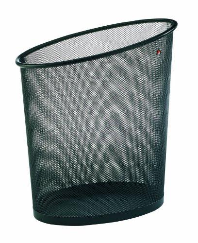 Alba Mesh Waste Basket - Cubo de basura, negro
