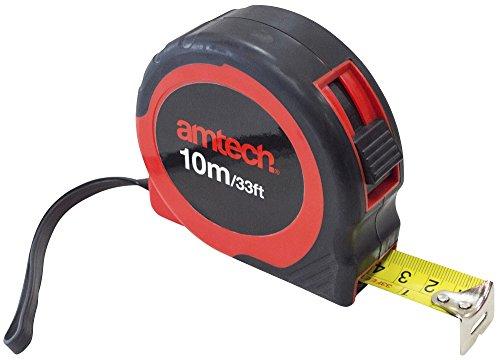 Am-Tech 10 m x 25 mm de cinta de medición, p1255
