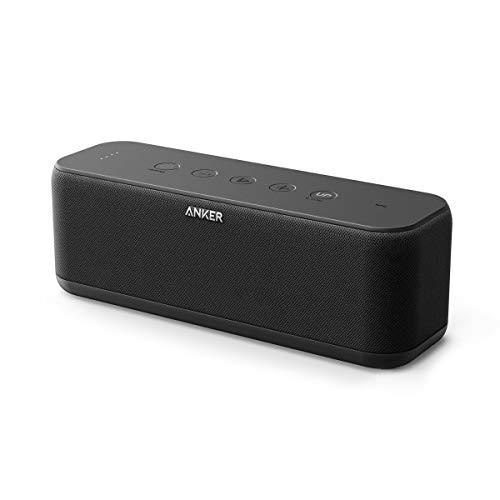 Anker SoundCore Boost Altavoz Bluetooth portátil 20W con tecnología BassUp, autonomía de 12h, IPX5, rango de conexión de 20 metros, con sonido y bajos superiores para iPhone, Samsung y otros