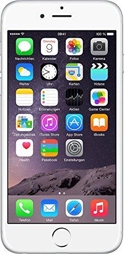 Apple iPhone 6 - Smartphone Libre iOS (Pantalla 4.7", cámara 8 MP, 16 GB, Dual-Core 1.4 GHz, 1 GB RAM), Plata