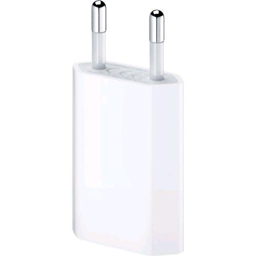 Apple MD813ZM/A Adaptador e inversor de Corriente - Fuente de alimentación (5 W, Interior, Universal, 1 x USB, Color Blanco)