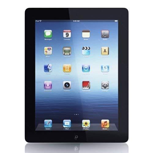 Apple iPad 4 , Tablet 9.7'', 2048 x 1536 pixeles con Retina Display - (Color Negro) (16GB, Wi-Fi) - [Enchufe Reino Unido + Conexión USB]