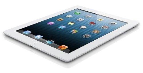 Apple iPad 4 WiFi 32GB, Tablet 9.7'', 2048 x 1536 pixeles, Apple iOS 6 con Retina display (Color Blanco) - [Enchufe Reino Unido + Conexión USB]