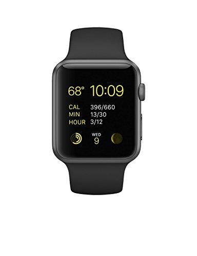 APPLE Watch Sport - Smartwatch (42 mm, WiFi, Pantalla Retina, Bluetooth), Color Negro