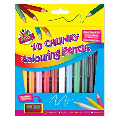 Artbox - Lápices de colores (gordos, 10 unidades)