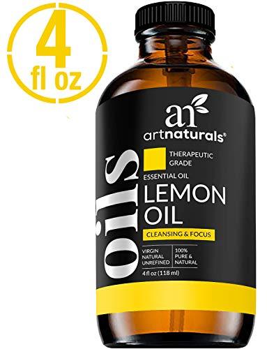 ArtNaturals Aceite Esencial De Limón - 120 ml - Set de 3 unidades. Incluye Nuestros Aceites Aromáticos de Signature Zen Y Chi De 10 ml Cada Uno. De Grado Terapéutico. 100 % Puro Y Natural