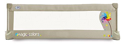 Asalvo 151504 - Barrera de cama 150 cm para bebés, diseño molinillo, color beige