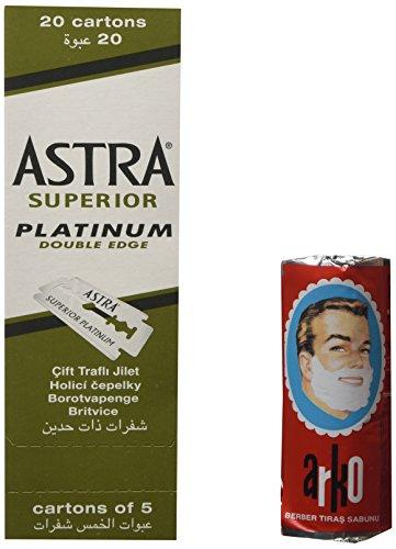 Astra E13 - Kit de afeitado manual para hombre
