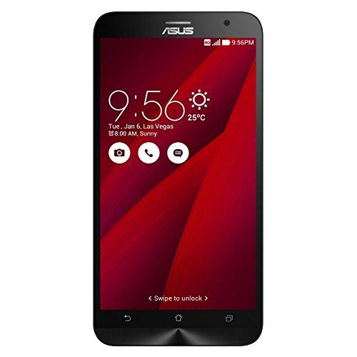 Asus Zenfone 2 ZE551ML- Smartphone Android, Pantalla 5.5", Cámara 13 Mp, 32 GB, Dual-Core 2.3 GHz, 4 GB RAM, Rojo (importado)