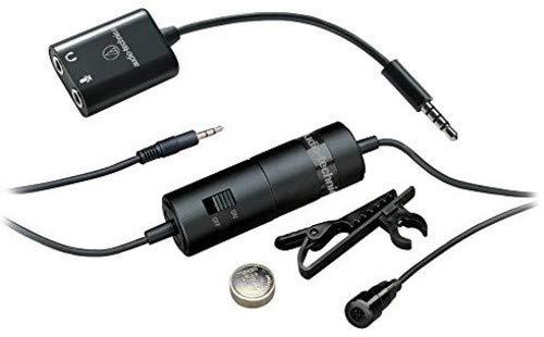 Audio-Technica ATR-3350 - Micrófono de condensador (omnidireccional), color negro