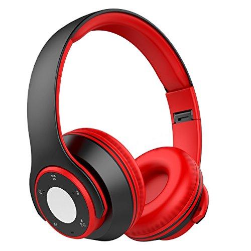 Nicksea Auriculares Inalámbricos Bluetooth con Función 4 en 1, NickSea Auriculares Diadema Audio de Alta Fidelidad y HiFi, CVC6.0 Reducción de Ruido para Móviles Inteligentes