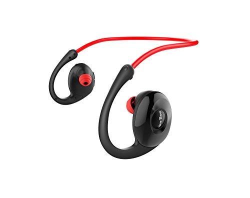 Auriculares Bluetooth Deportivos, Fuleadture Inalambricos In Ear Cascos con Micrófono y Cancelación de Ruido y App Fitness Tracker, Podómetro, Contador de Calorías Impermeable iOS y Android