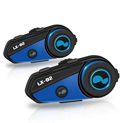 Lexin B2 2X Pro intercomunicador Casco Moto, Auriculares Intercomunicador Moto,Comunicación Intercom,intercomunicador Bluetooth,intercomunicadores Casco Moto,Manos Libres Moto
