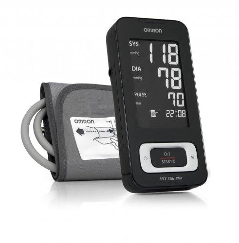 OMRON MIT Elite Plus - Tensiómetro de brazo, detección del pulso arrítmico, transferencia de datos mediante USB (Bi-LINK)
