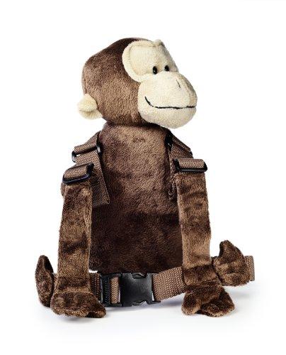 Goldbug - Mochila portabebés de peluche, diseño de mono
