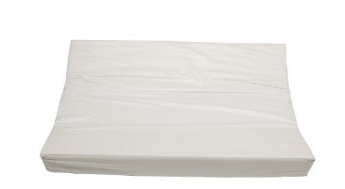 Jollein 021_0000 - Colchón Cambiador de Pañales Bebés Diseño Curvo, 50x70 cm, Blanco