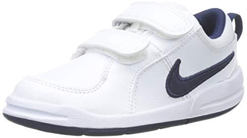 Nike Pico 4 (Tdv), Zapatos de Primeros Pasos para Bebés, Blanco (White/Midnight Navy 101), 27 EU