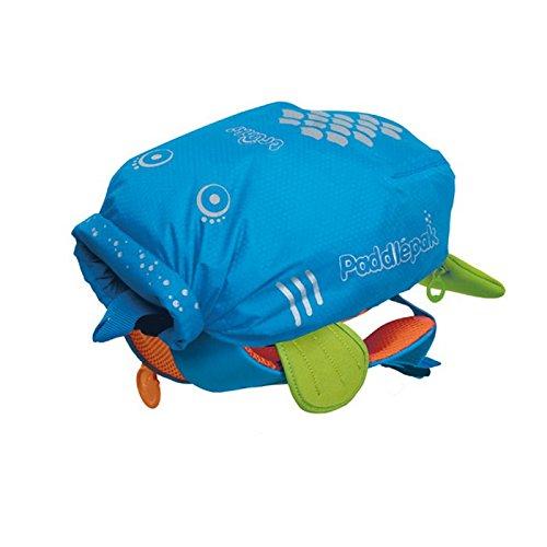 Trunki Mochila infantil impermeable para piscina y gimnasio - PaddlePak (Azul)