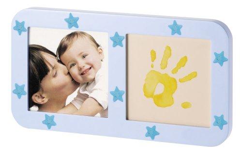 Baby Art Phospho Print Frame - Marco para fotos y huellas de mano o pie, color blanco