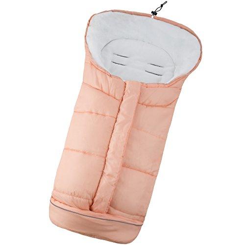 TecTake Saco de invierno dormir térmico para carrito silla de bebé universal abrigo polar - disponible en diferentes colores - (albicocca | No. 400998)