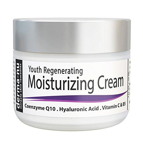 Crema facial anti-edad por Derma-nu - Mejor crema humectante - Tratamiento para la piel para el daño por el sol y arrugas - 2oz