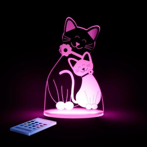Aloka Sleepylight luz nocturna Multi LED gato/Gatito