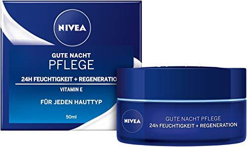 Nivea - Crema facial de noche regeneradora, pack de 2 (2x50ml)