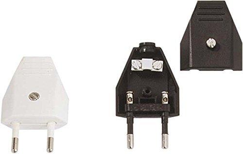 Bachmann 900.002 2P Negro conector eléctrico - Enchufe (250 V, 2,5 A)