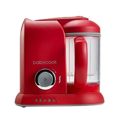 Béaba Babycook Solo ROJO - Robot de cocina 4-en-1 (UK IMPORT)