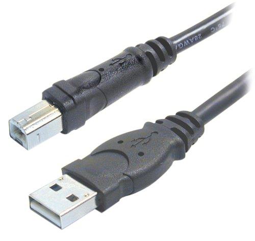 Belkin F3U133b10 - Cable para Dispositivos USB A/B * A/B; DSTP (Sencilla conectividad Plug-and-Play, 3m)