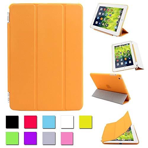 Besdata® Funda Carcasas diseñado poliuretano para Apple iPad mini Apple iPad Smart Cover (IPad mini Naranja) - PT2507