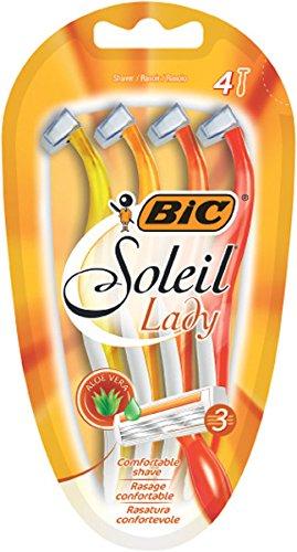 Bic soleil lady - Pack de 4 afeitadoras de 3 cuchillas desechables