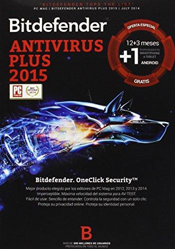 Bitdefender Antivirus Plus 2015 - Software De Seguridad, 2 Dispositivos