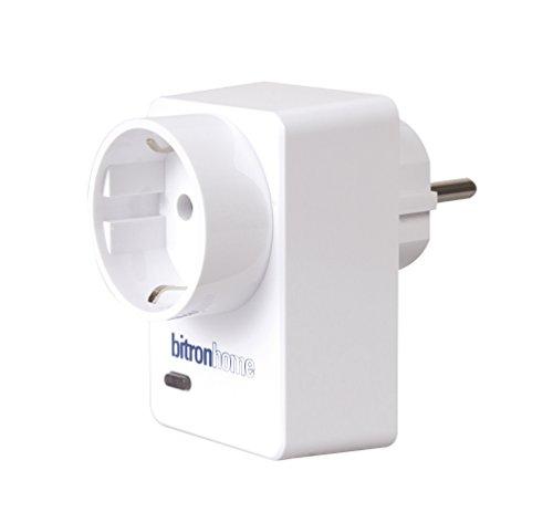 Bitron 902010/25 enchufe inteligente Blanco - Enchufes inteligentes (2,4-2,4 GHz, ZigBee, Blanco, TÜV, CE, RoHS, 110-230 V, 50-60 Hz)